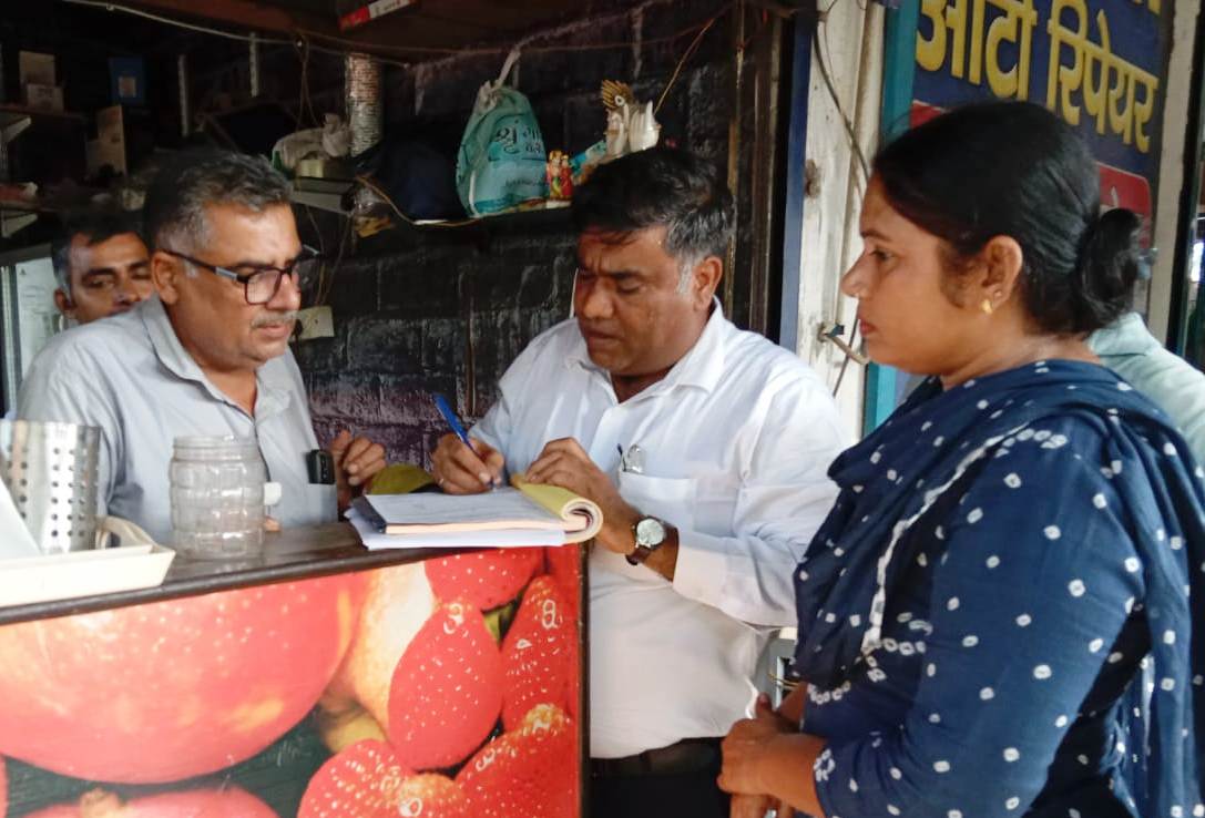 धड़ाधड़ छापेमारी, धुआँधार चालान ”सेक्टर-7 में 13 चालान, ₹20,500 का जुर्माना